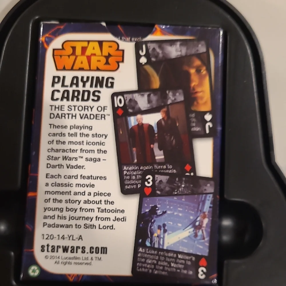 Star Wars Black Darth Vader Card Set